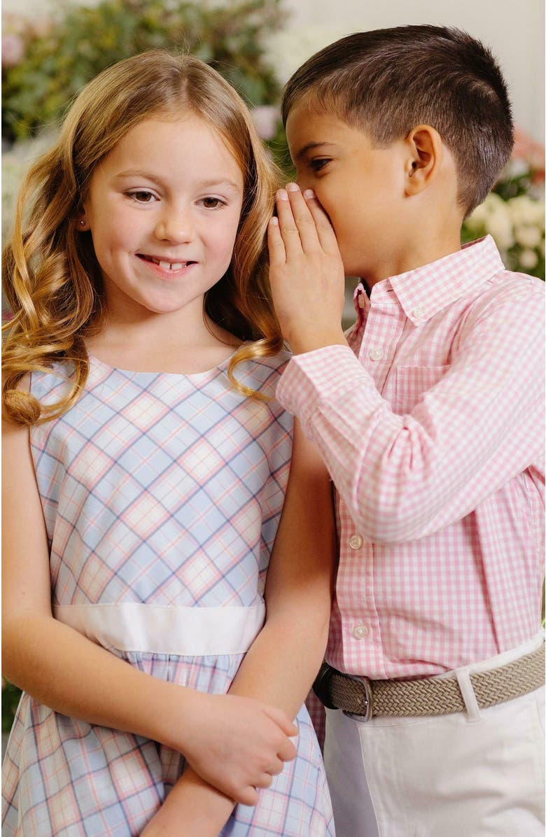 Hope & Henry Girls' Organic Cross Back Party Dress, Kids, Alternate, color, 