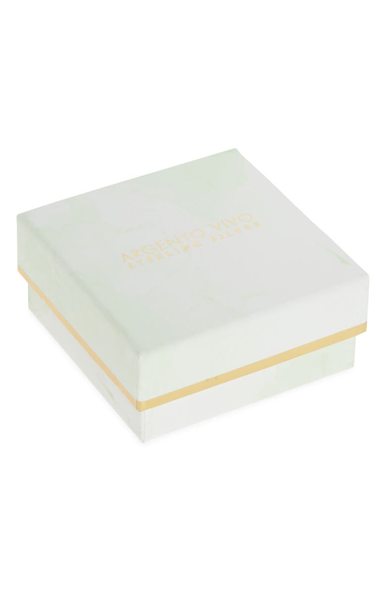 ARGENTO VIVO Heart Kiss Chain Necklace, Main, color,