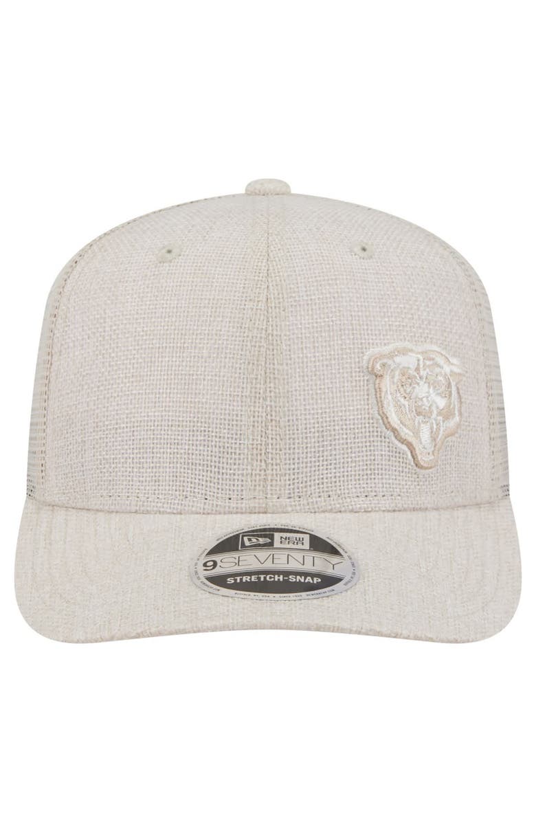 New Era Men's New Era Natural Chicago Bears Flawless 9SEVENTY Stretch-Snap Hat, Alternate, color, 