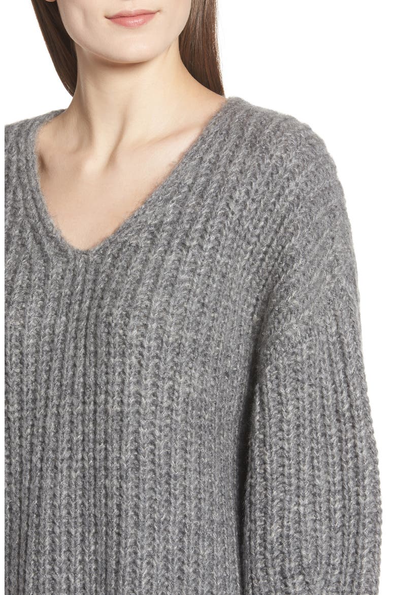 Dorit Sweater, Alternate, color, HEATHER GREY