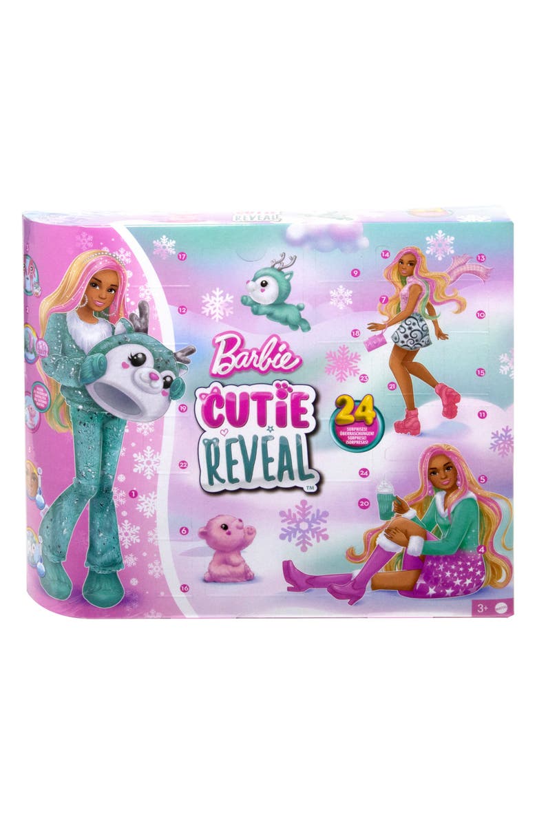 Mattel Barbie<sup>®</sup> Cutie Reveal<sup>™</sup> Advent Calendar, Main, color,