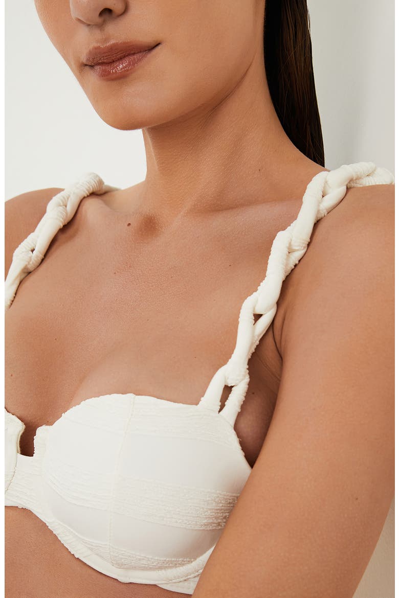 Leanne Nissi Underwire Bikini Top, Alternate, color, WHITE