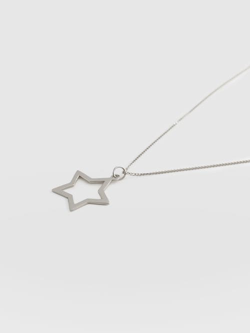 Saint And Sofia Saint + Sofia Star Necklace In Silver