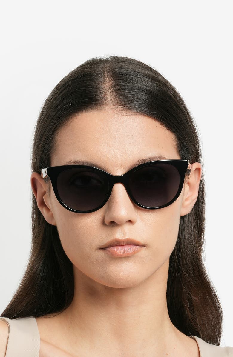 Kate Spade New York karlee 53mm gradient round sunglasses, Alternate, color, 