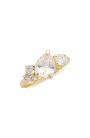 Covet Cz Cluster Engagement Ring