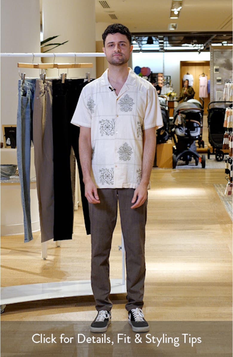 Clairo Linen Blend Camp Shirt, sales video thumbnail