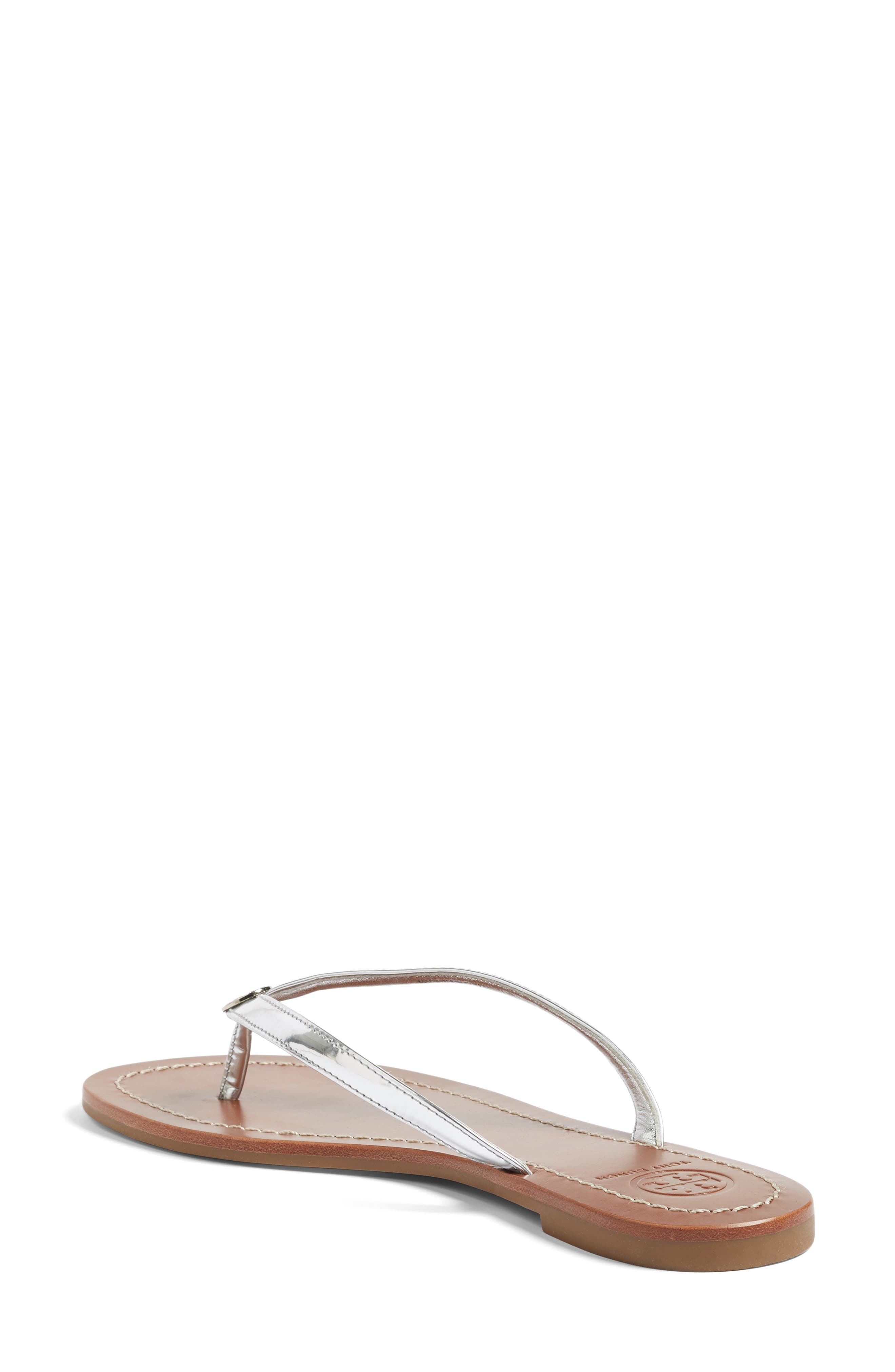 'Terra' Flip Flop, Alternate, color, SILVER