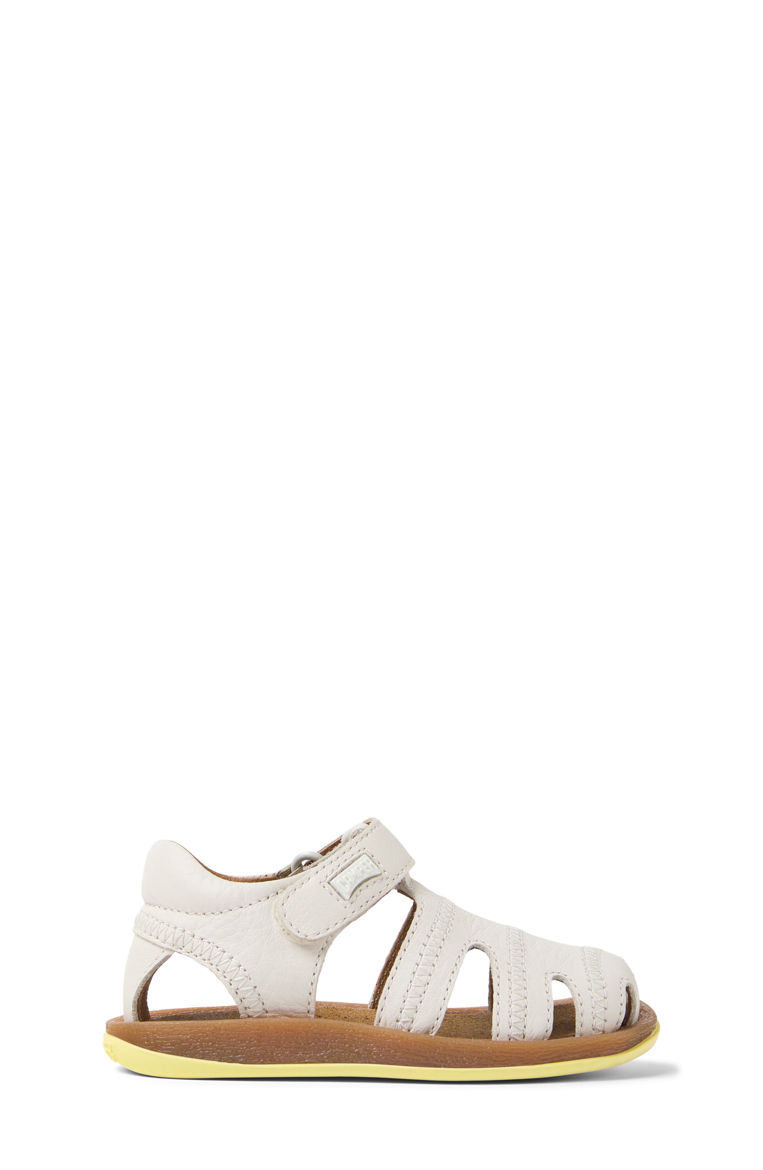 Camper Kids' Bicho Sparkle Sandal, Alternate, color, White Natu