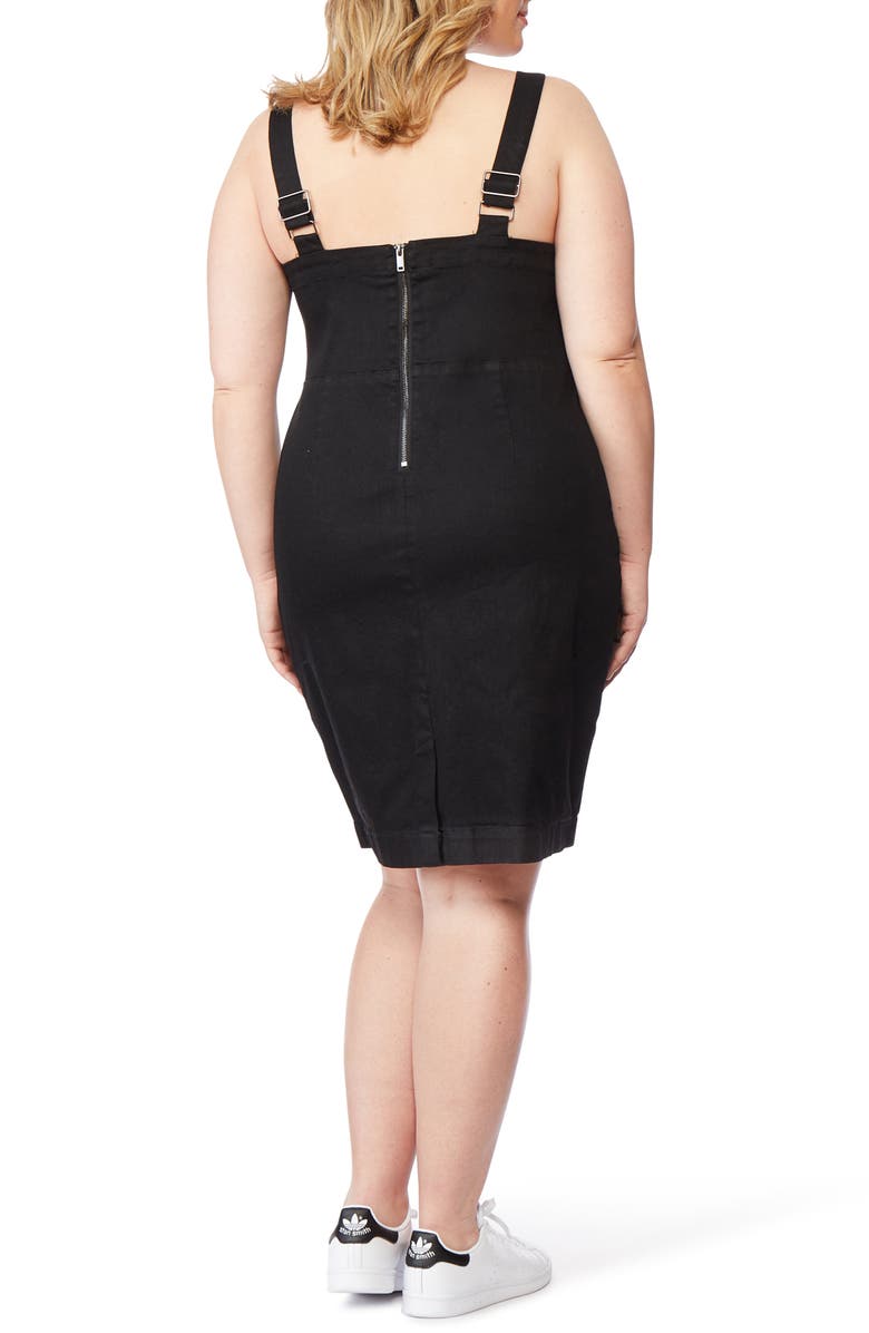 Rebel Wilson X Angels Denim Body-Con Dress, Alternate, color, 