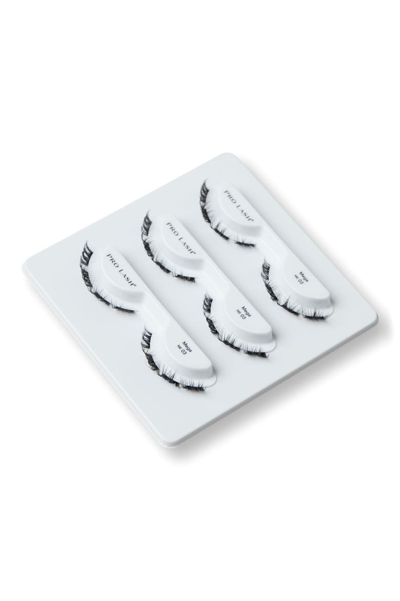 Mega Volume No. 03 False Lashes, Main, color, BLACK