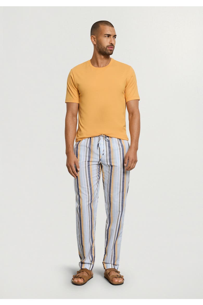 Night And Day Cotton Woven Pajama Pants, Alternate, color, Sunset Stripe