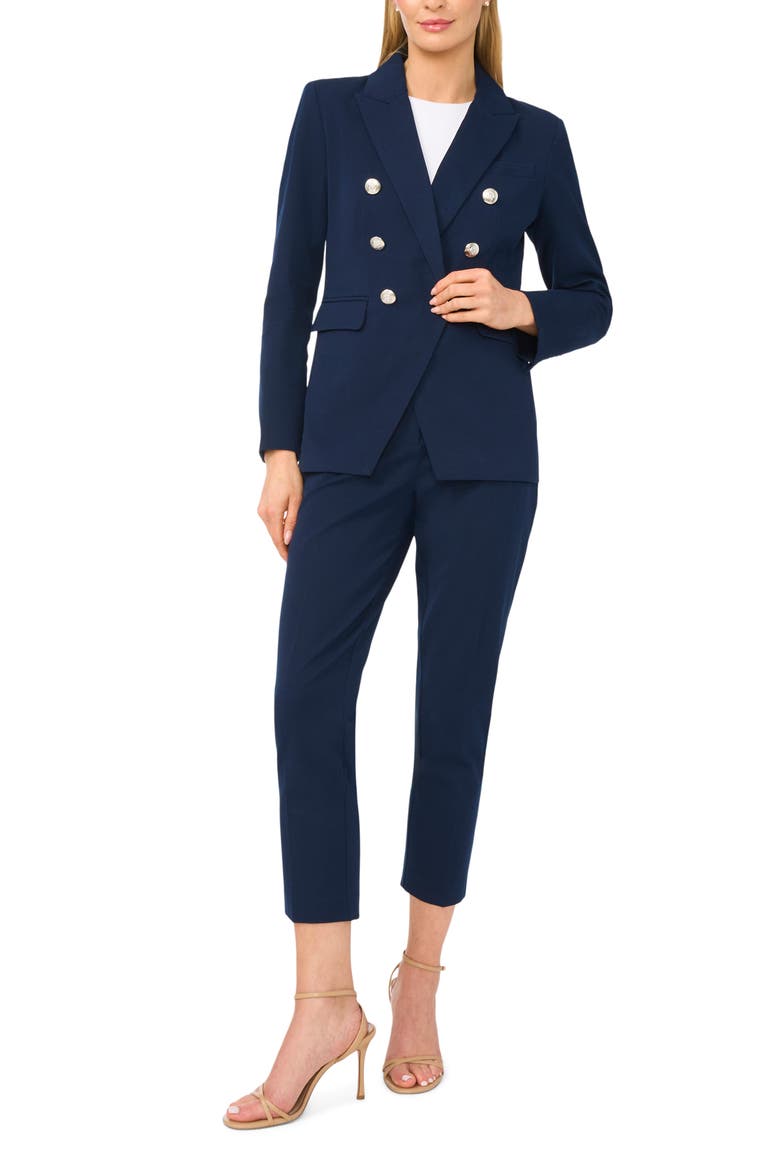 High Waist Crop Tapered Pants, Alternate, color, CLASSIC NAVY