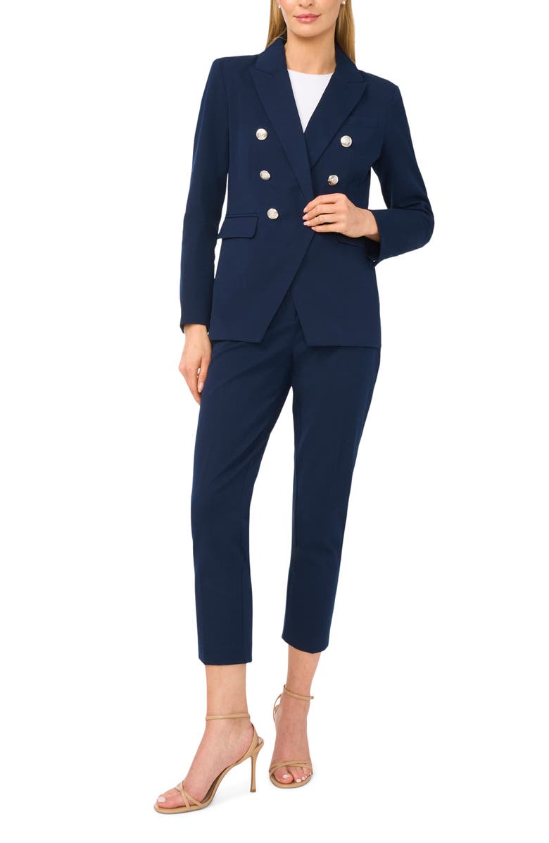 Halogen<sup>®</sup> High Waist Crop Tapered Pants, Alternate, color, Classic Navy