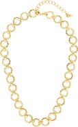 Sterling Forever Molten Chain Necklace