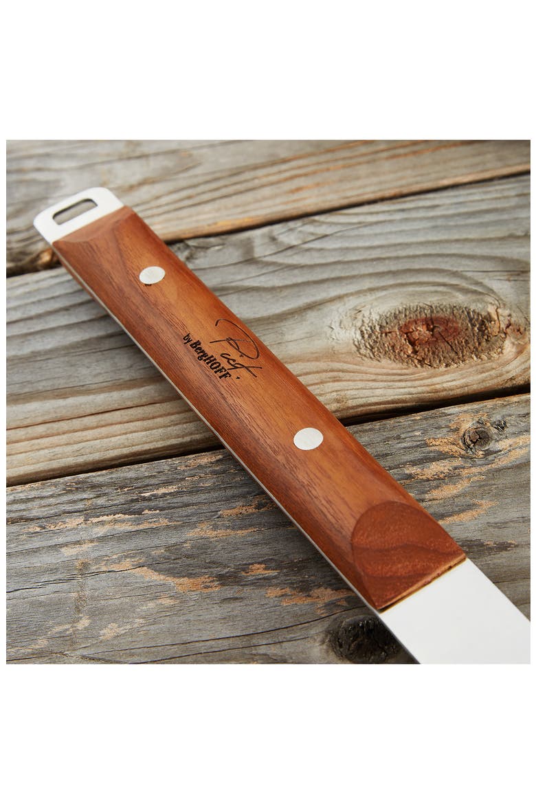 16-Inch Barbecue Turner with Wood Handle, Alternate, color, BROWN