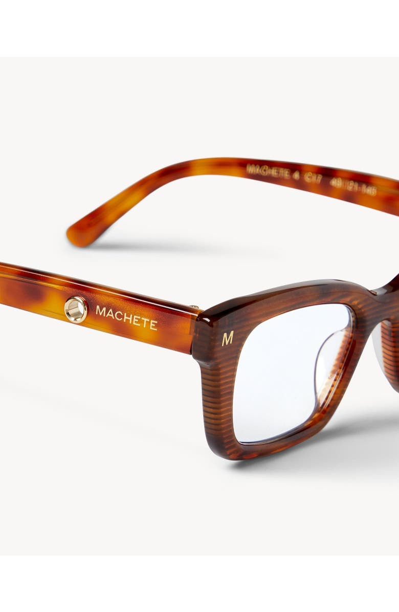 MACHETE Ruby Optical Blue Light Frames, Alternate, color, Dark Tortoise Stripe