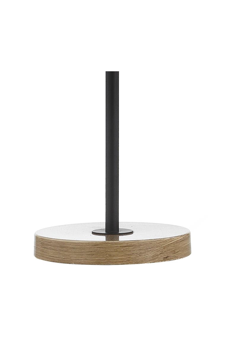 Simon 20.5" Pinecone Wood/Metal LED Table Lamp, Natural/Black, Alternate, color, Natural/Black