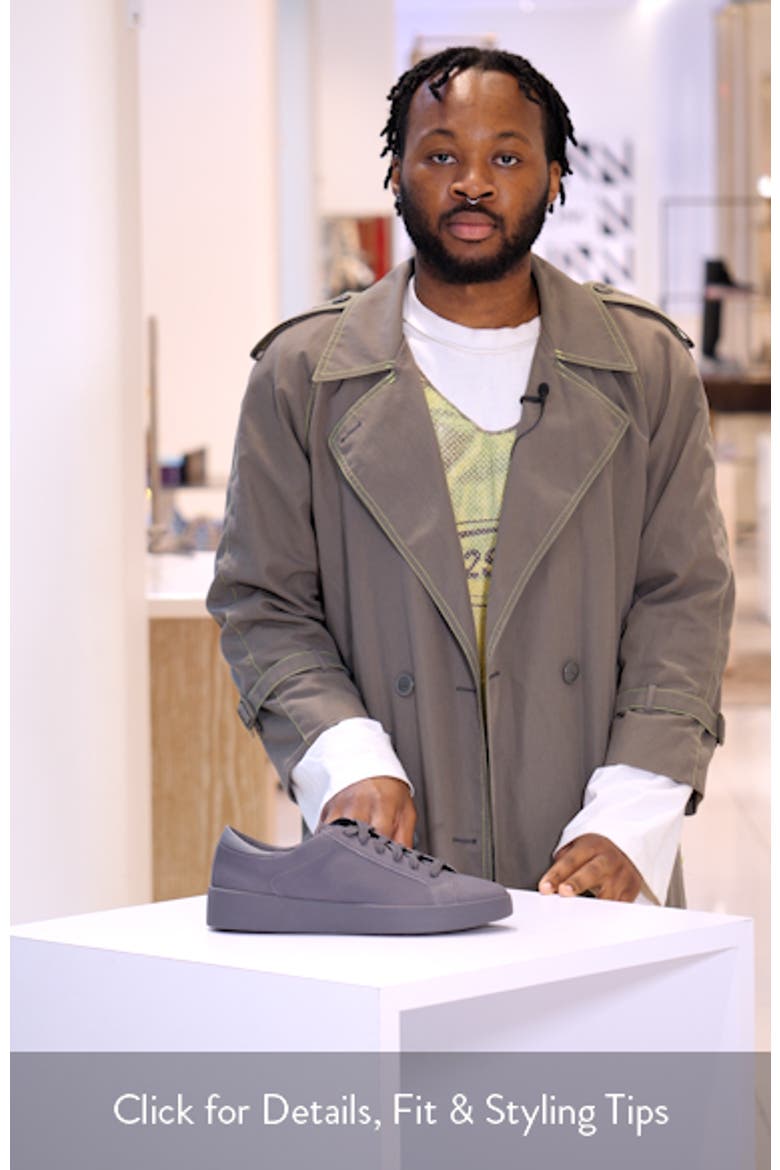 Belwar Low Top Pebbled Leather Sneaker video