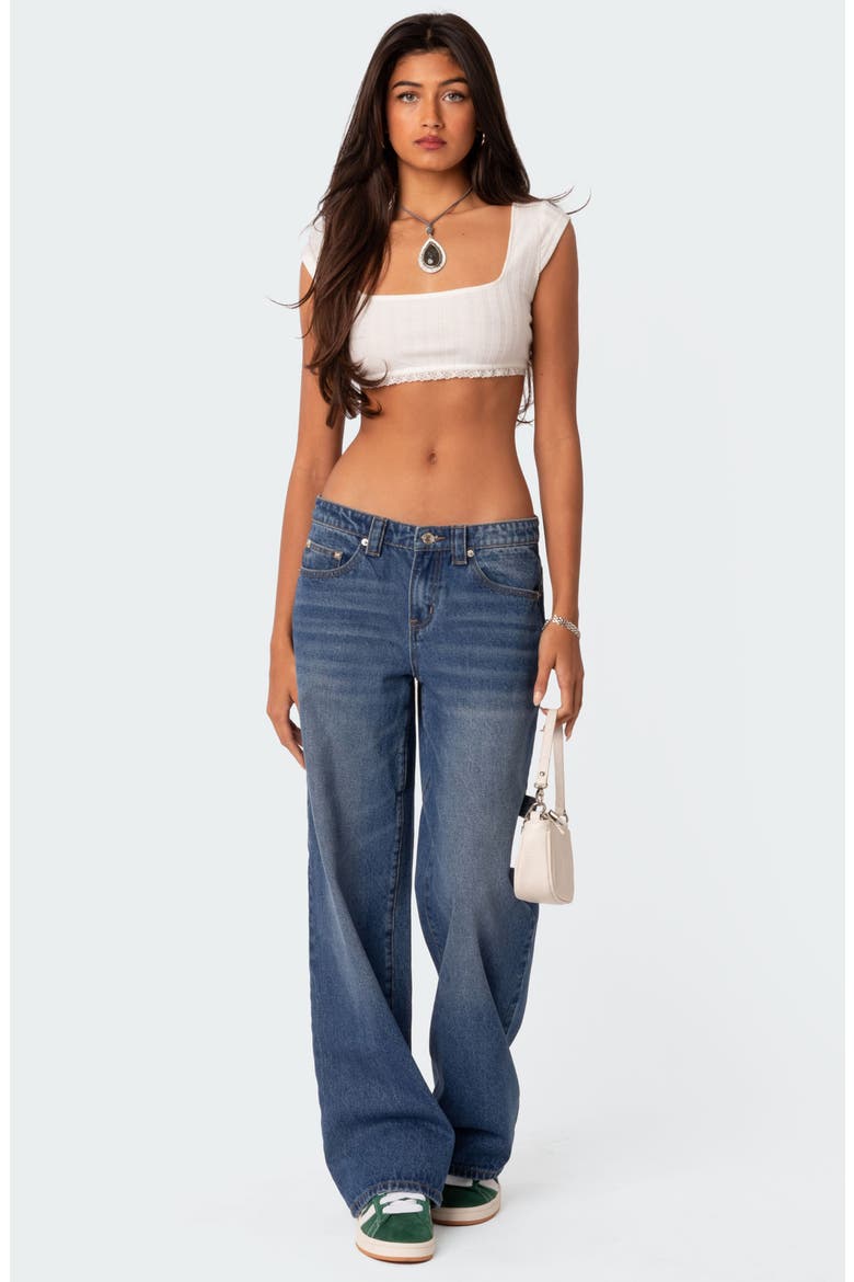 Wide Leg Carpenter Jeans, Alternate, color, BLUE