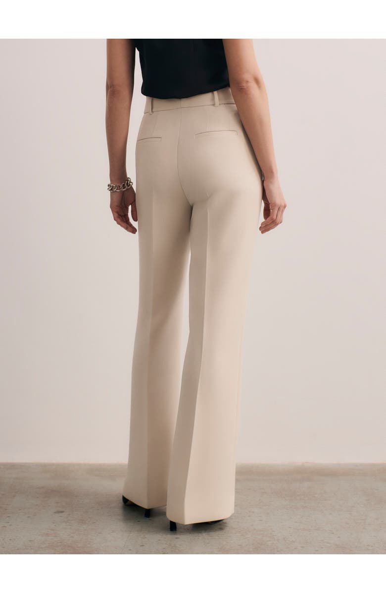 The Fold Alzira Doppio Crepe Pants, Alternate, color, Neutral