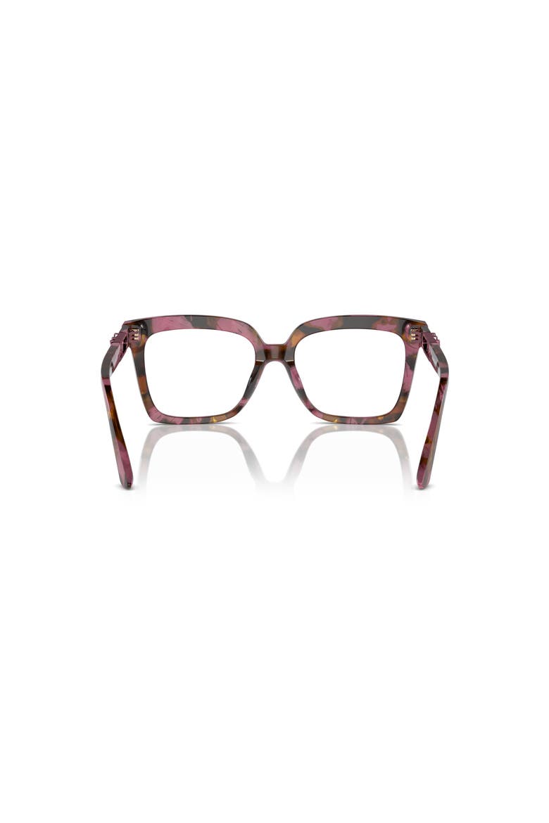 53mm Square optical glasses, Alternate, color, Brown