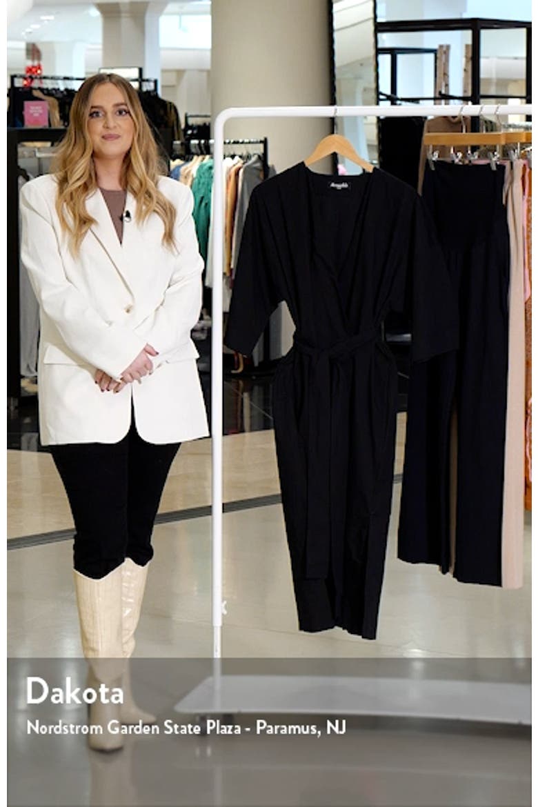 Amaterasu Tie Belt Maternity/Nursing Wrap Midi Dress video