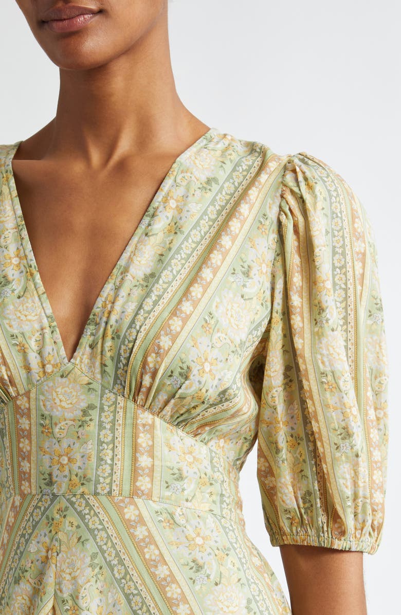 MILLE Florencia Empire Waist Cotton Dress, Alternate, color,