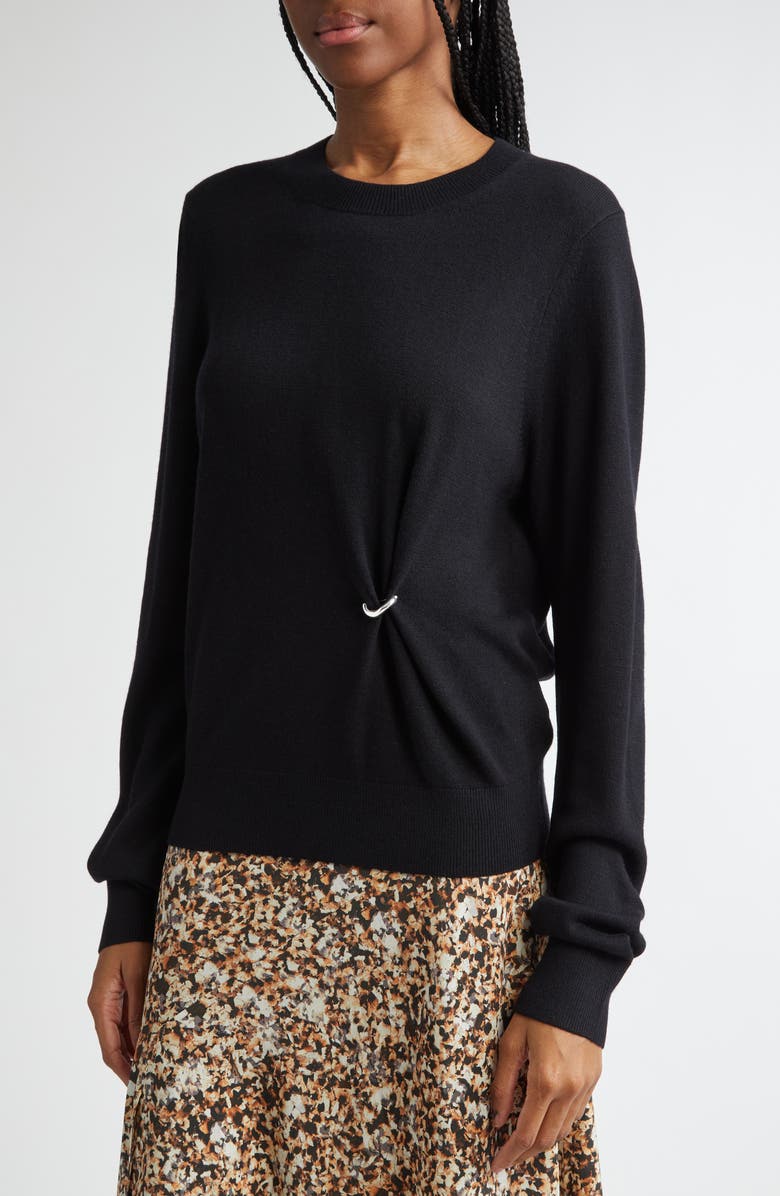 Isabel Marant Cosima Twisted Detail Sweater, Alternate, color,