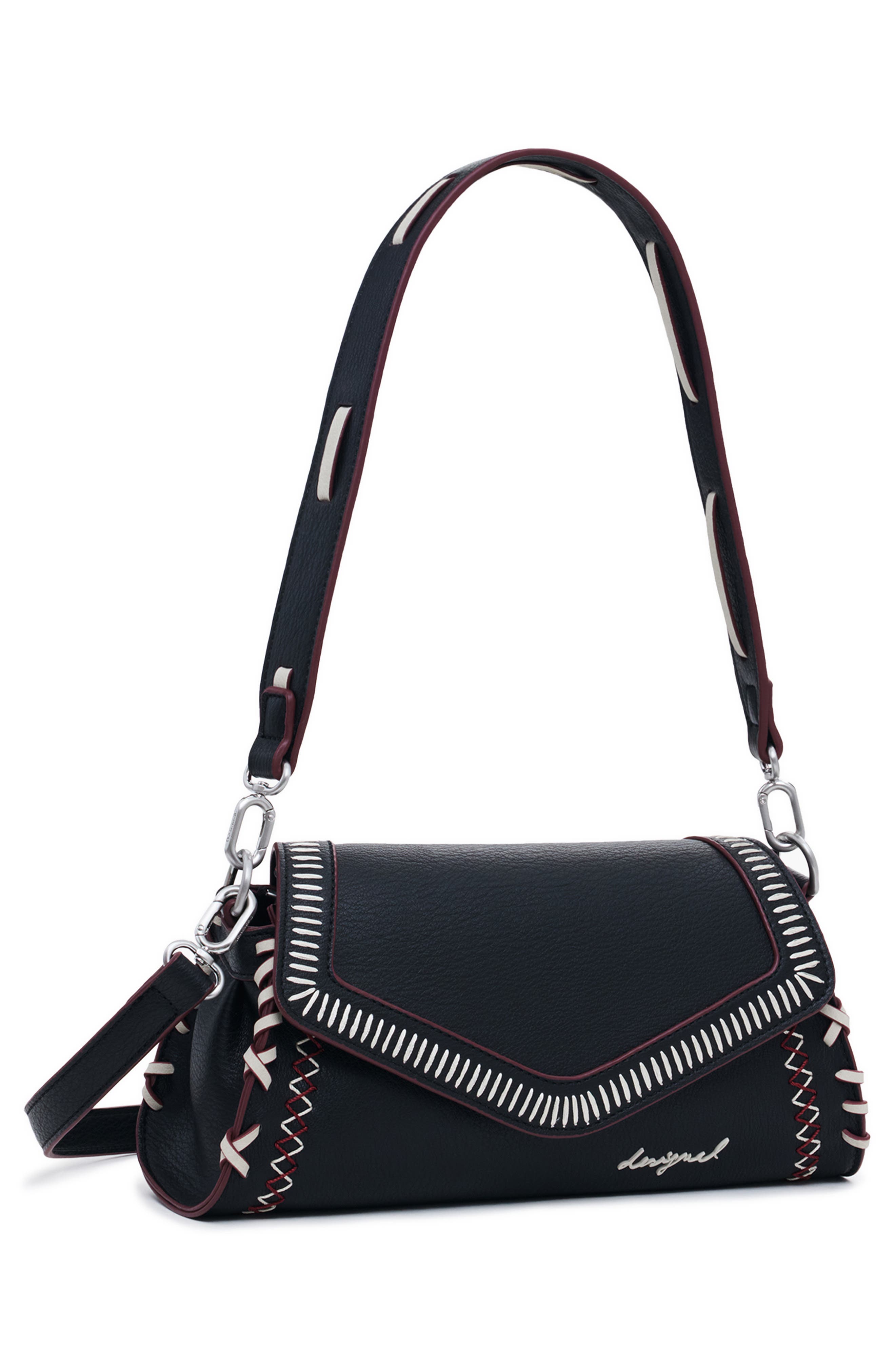 Desigual Faux Leather Shoulder Bag, Alternate, color, 