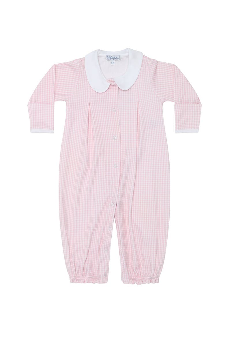 Pink Gingham Converter Gown - Baby, Alternate, color, Pink