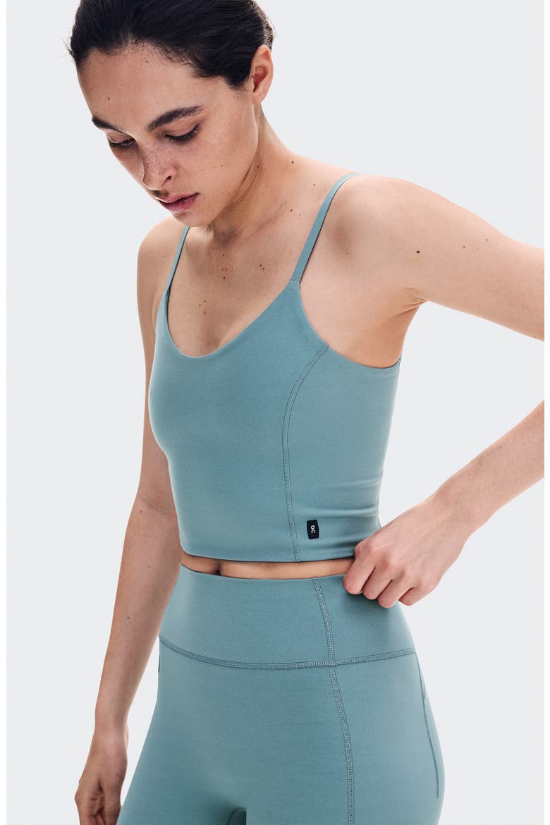 Studio Cropped Tank, Alternate, color, AGAVE