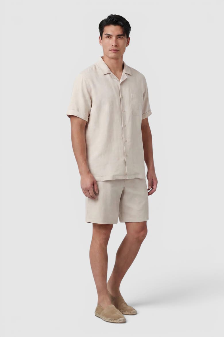 Getaway Linen Short, Alternate, color, Canvas