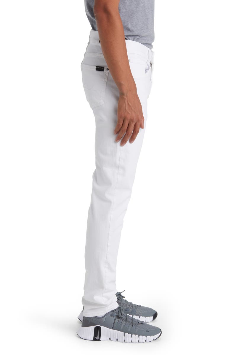 7 For All Mankind Slimmy EarthKind StretchTek Ripped Tapered Slim Fit Jeans, Alternate, color,