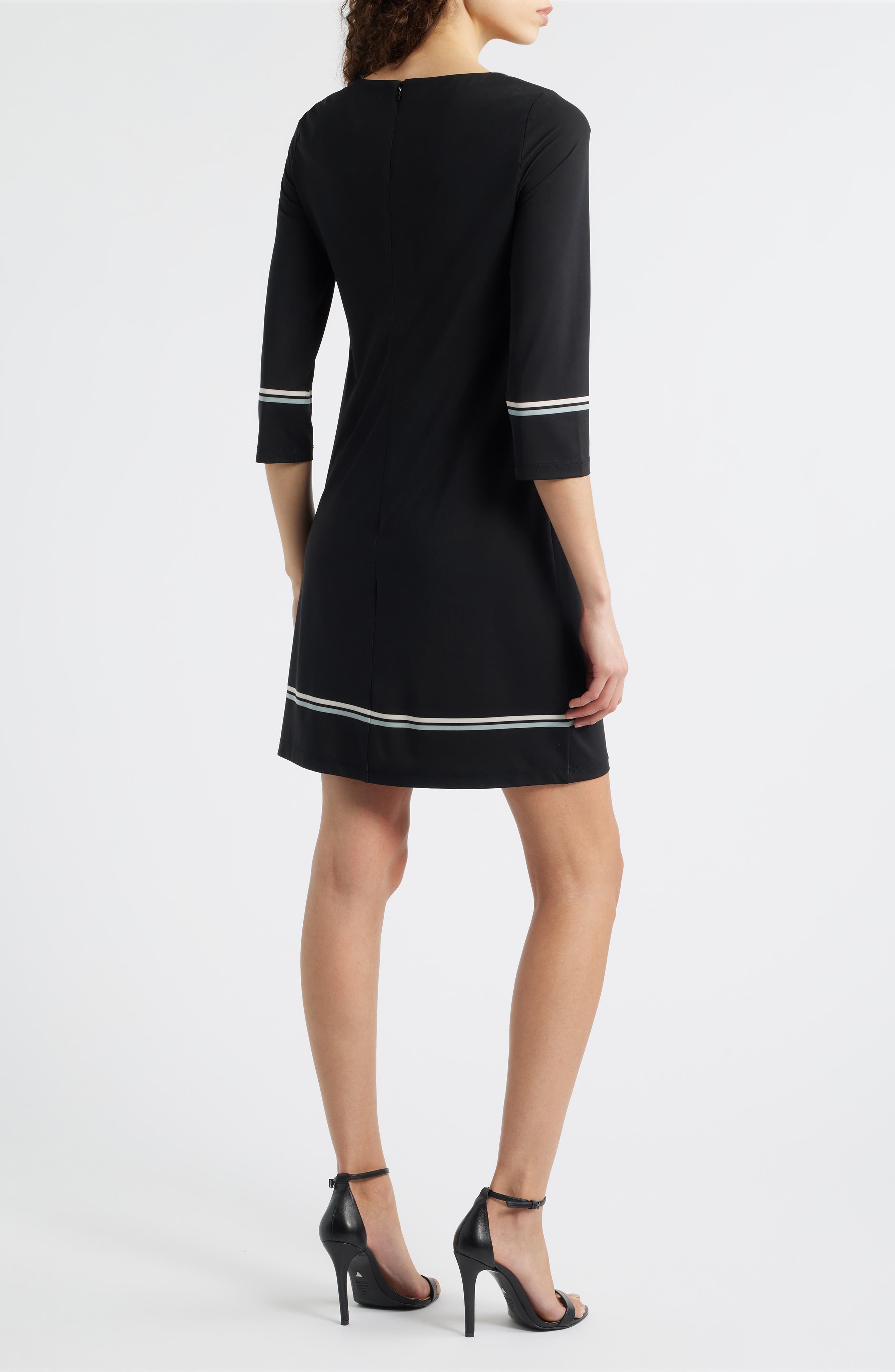 Floral Jersey Shift Dress - image 2