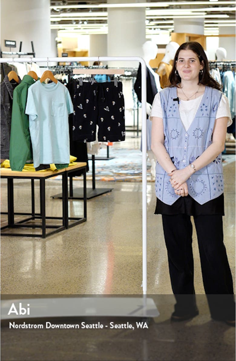 Kids' Toucan Print Organic Cotton Shorts, sales video thumbnail