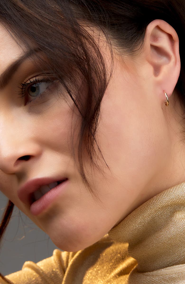 Bony Levy 14K Gold Huggie Hoop Earrings, Alternate, color, 