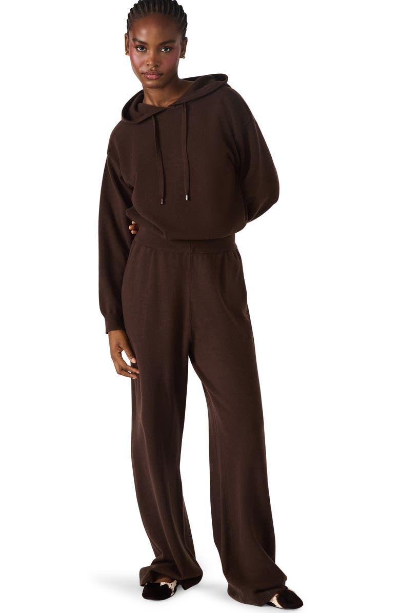 Steve Madden Kinny Hoodie, Alternate, color, Dark Espresso