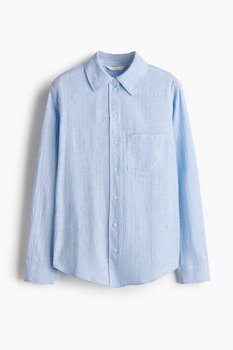 Linen-blend Shirt