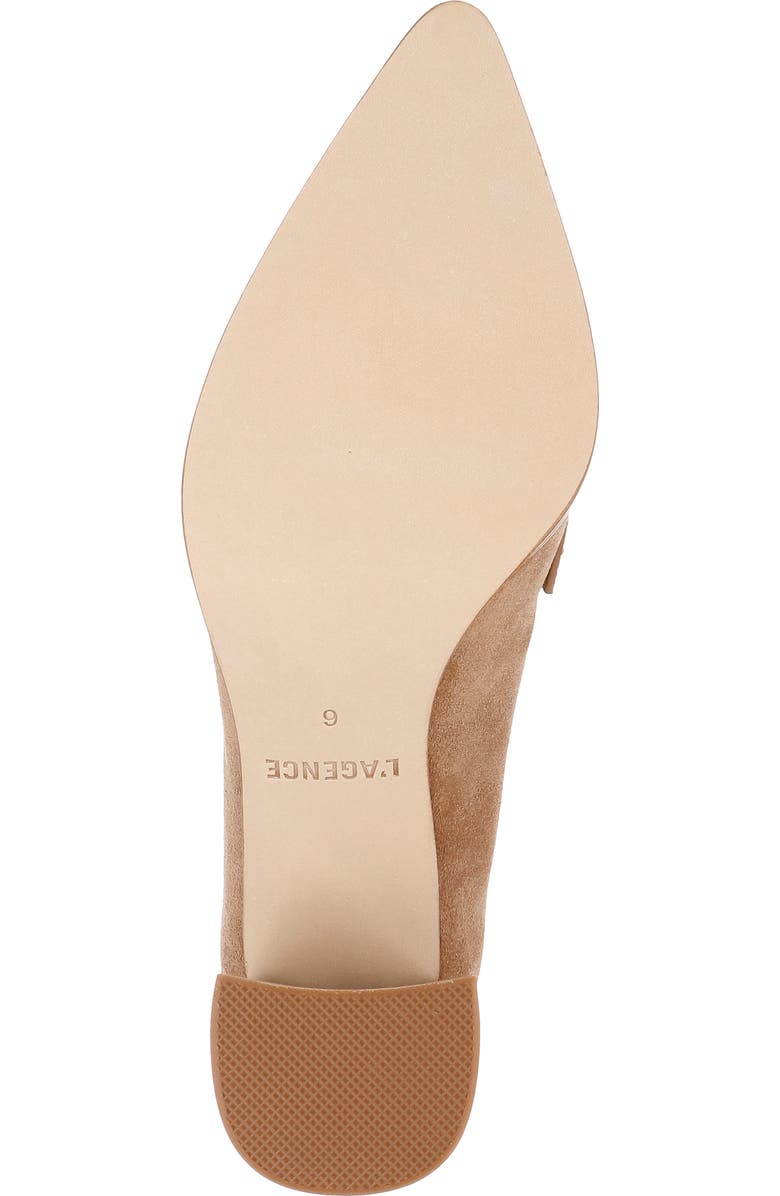 L'AGENCE Mallory Pointed Toe Pump, Alternate, color, Sand Suede