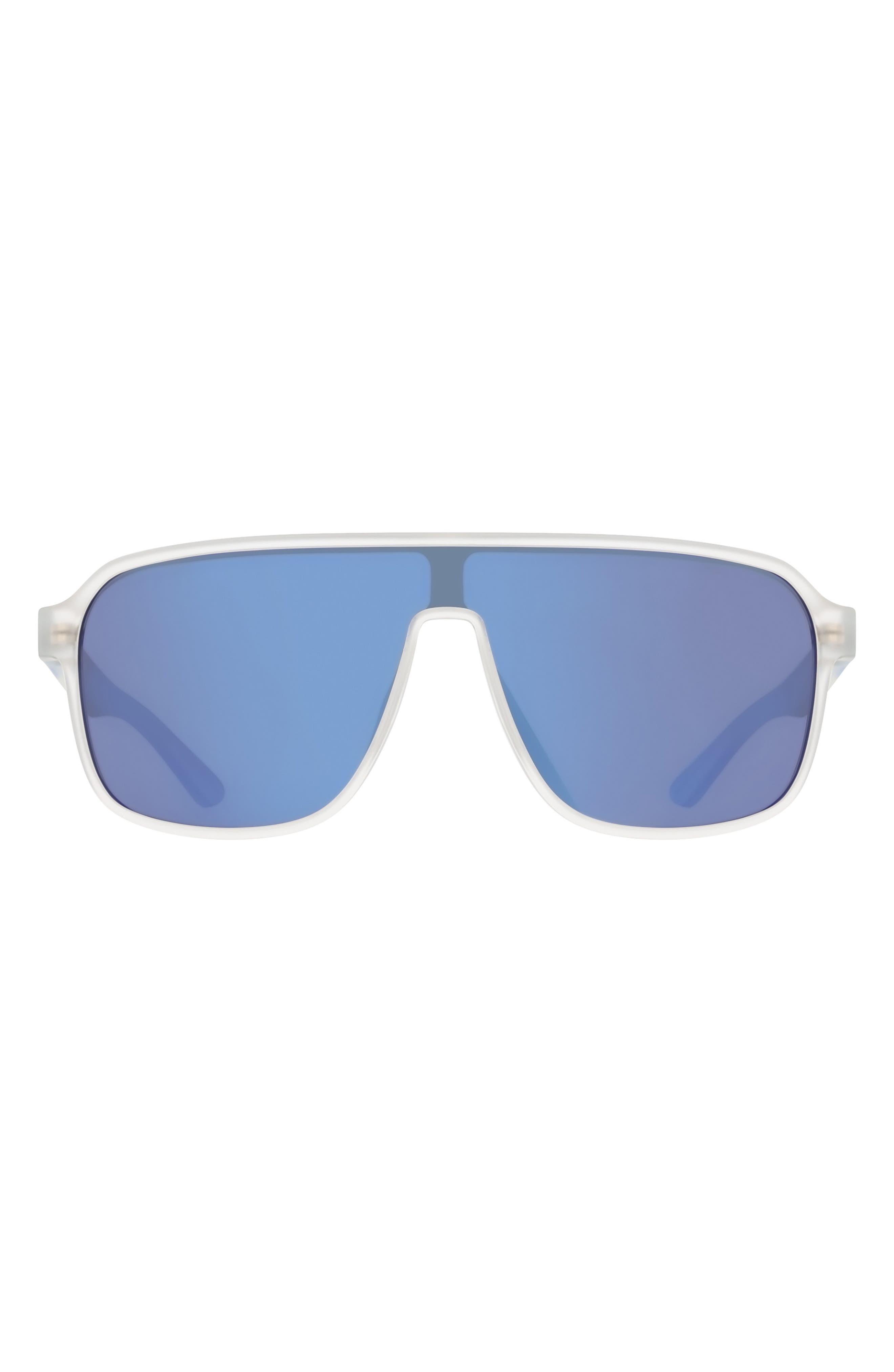 MATTE CLEAR / BLUE MIRROR