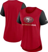 Nike Women's Nike Scarlet San Francisco 49ers Nod Tri-Blend T-Shirt