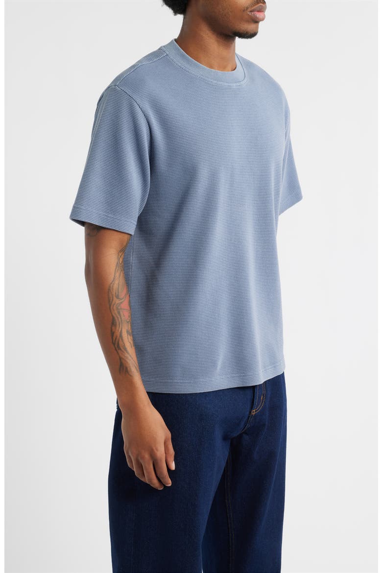 Oversize Waffle T-Shirt, Alternate, color, GREY FOLKSTONE