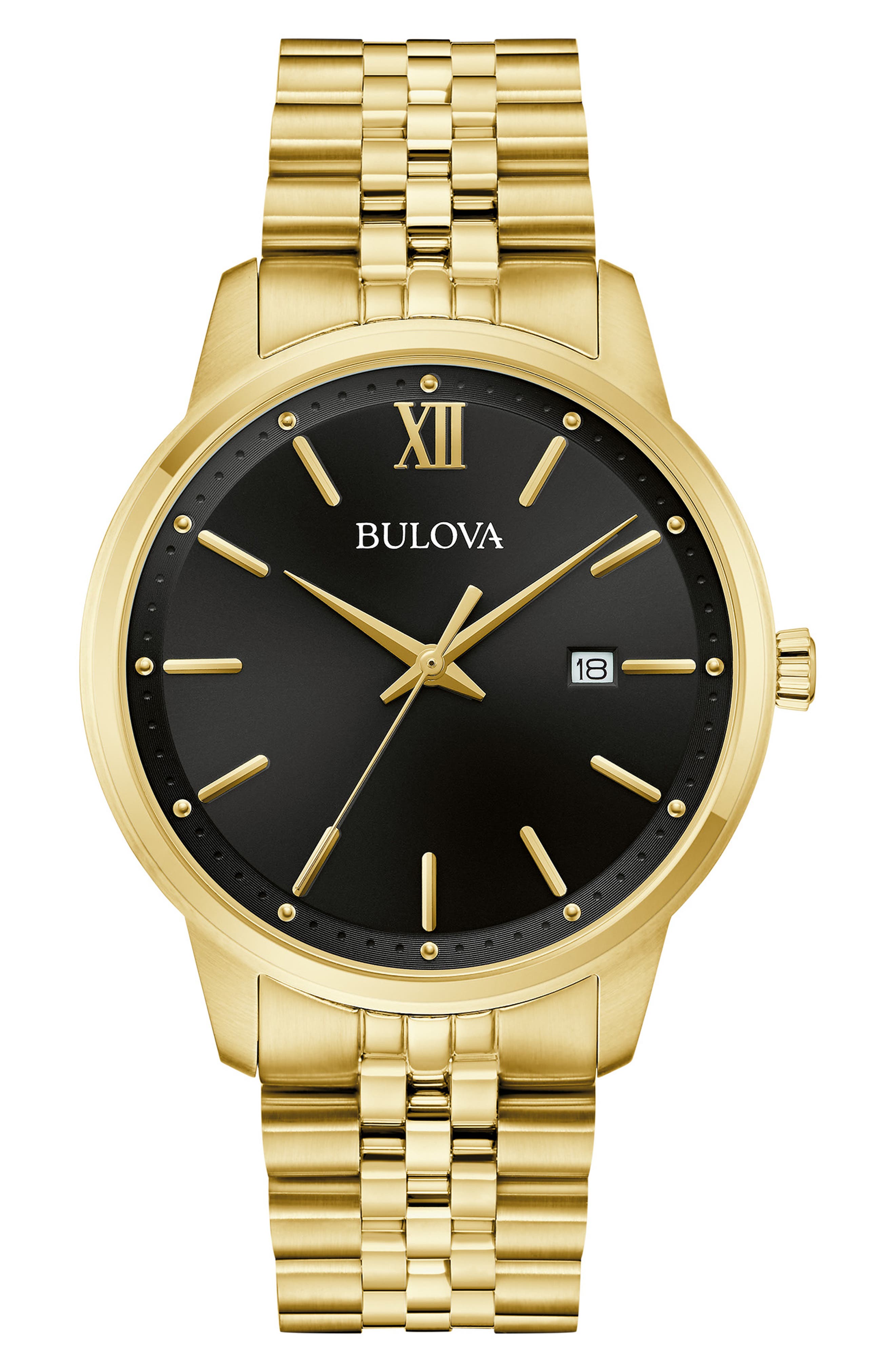 Gold-Tone Bracelet Watch