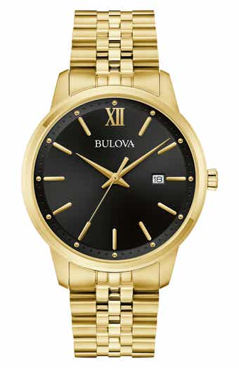 Gold-Tone Bracelet Watch