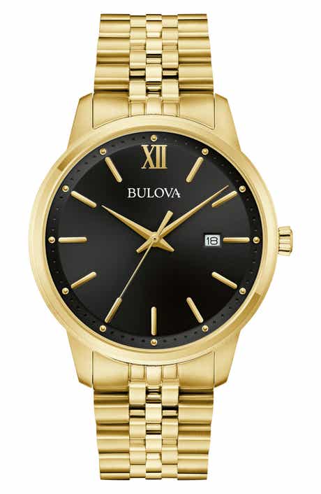Gold-Tone Bracelet Watch
