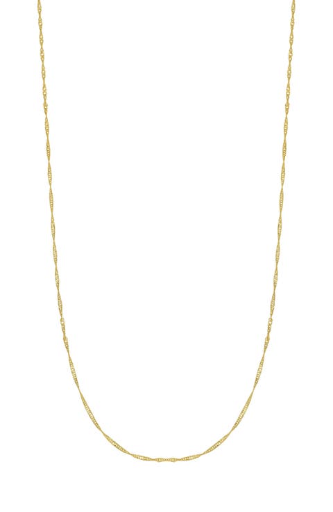 14K Gold Twisted Chain Necklace (Nordstrom Exclusive)