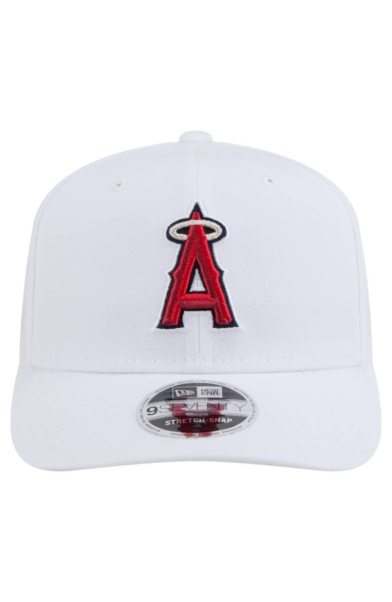 New Era Men's New Era White Los Angeles Angels COOLERA 9SEVENTY Adjustable Hat, Alternate, color, White