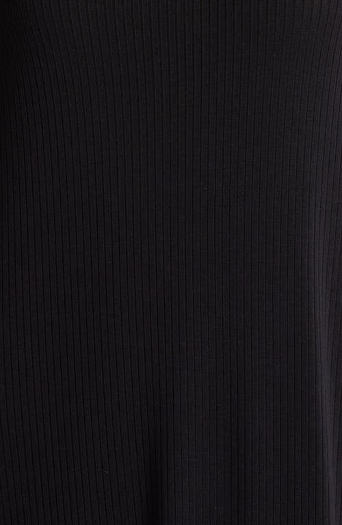 Nordstrom Moonlight Rib Tank Nightgown In Black