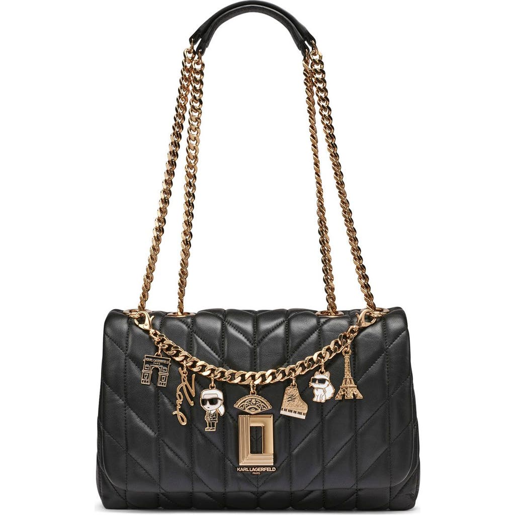 Karl Lagerfeld Paris Lafayette Shoulder In Black