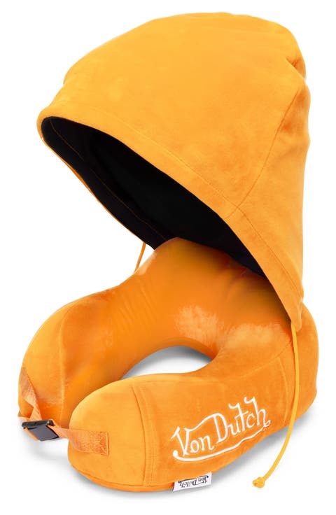 Eyeconic Hooded Ergonomic Memory Foam Travel Neck Pillow